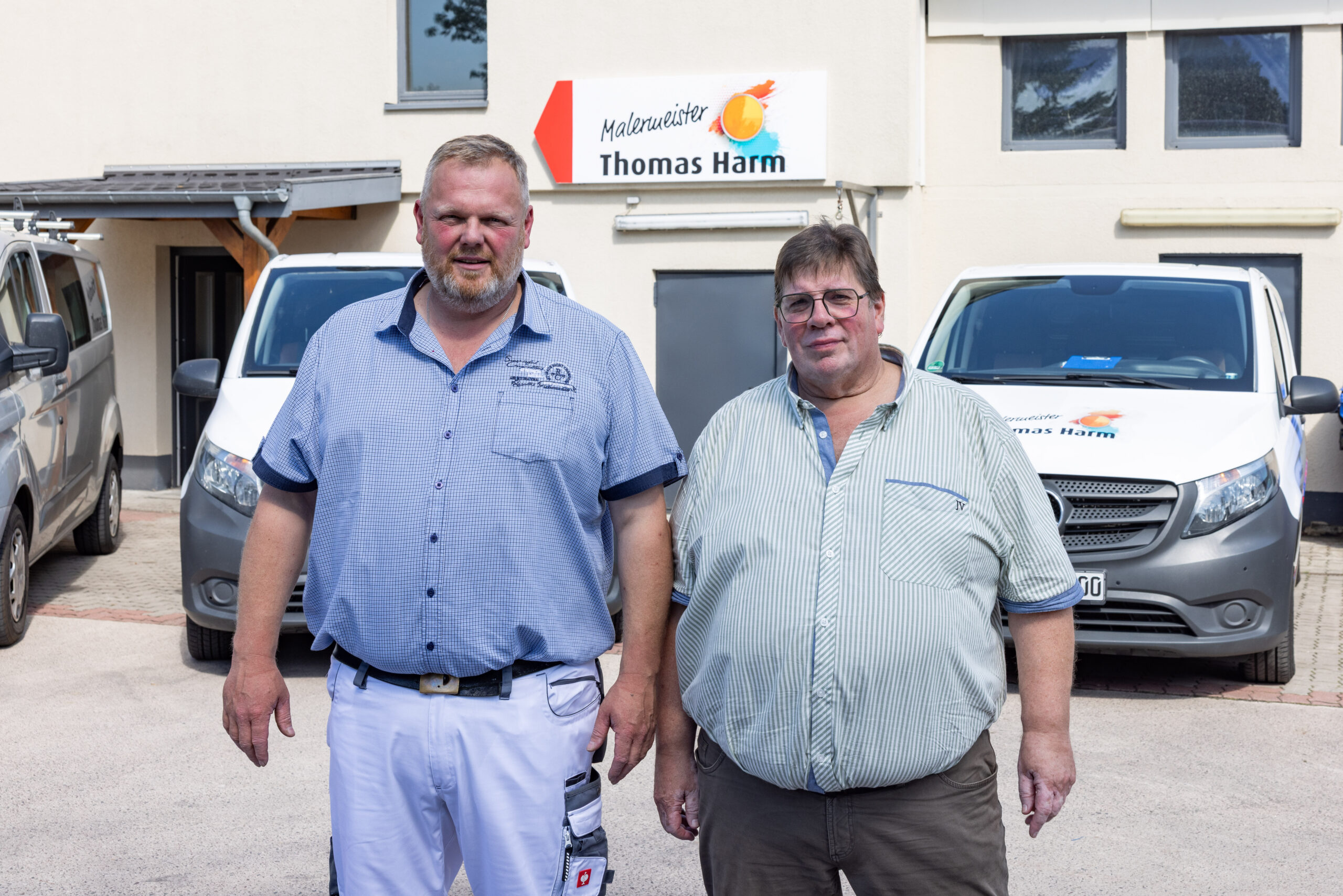 Das Team des Malereibetriebs Harm aus Leezen